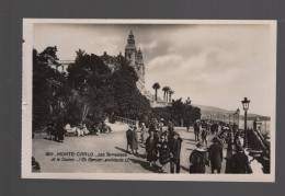 CPSM - Monte-Carlo - Les Terrasses Et Le Casino - Animée - Non Circulée - Palais Princier