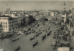 ITALIE - Venezia - Pont De Rialto - Animé - Carte Postale - Venezia (Venedig)
