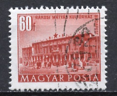 Hongrie - Hungary - Ungarn 1951-52 Y&T N°1004C - Michel N°1257 (o) - 12fi Polyclinique à Ujpest - Used Stamps