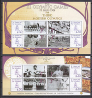 St Vincent Grenadines - SUMMER OLYMPICS ST LOUIS 1904 - Set 2 Of 2 MNH Sheets - Zomer 1904: St. Louis