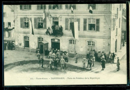 8000 - DANNEMARIE - VISITE DU PRESIDENT DE LA REPUBLIQUE - Dannemarie