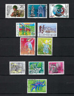 SUISSE 1989: Lot D'oblitérés - Used Stamps