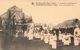 CONGO BELGE - Baudouinville - La Procession Du Saint Sacrement - Animé - Carte Postale Ancienne - Belgian Congo