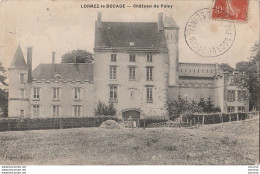 V9-89) LORREZ BOCAGE  - CHATEAU PALEY  - ( ANIMEE - HABITANTS ) - Lorrez Le Bocage Preaux