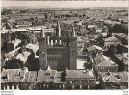 V4-81) SAINT SULPICE LA POINTE (TARN)  EN AVION AU DESSUS DE...  L' EGLISE  - ( 2 SCANS ) - Saint Sulpice