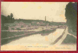 756 -SOUPPES - LE CANAL ET LA SUCRERIE - Souppes Sur Loing