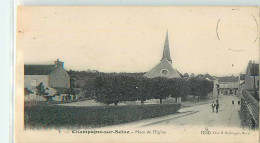 17696 - CHAMPAGNE SUR SEINE - PLACE DE L EGLISE - Champagne Sur Seine