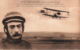 Aviation * Aviateur Robert GRANDSEIGNE Sur Avion Aéroplane Caudron Moteur Anzani 11 Février 1911 * Issy Les Moulineaux - Airmen, Fliers