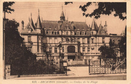 FRANCE - Arcachon (Gironde) - Casino De La Plage - Vue Face à L'entrée - Vue D'ensemble - Carte Postale Ancienne - Arcachon