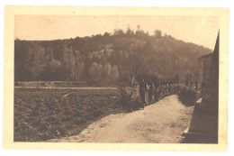 CPA 26 - Abbaye De N-D. D'AIGUEBELLE Par Grignan - Religieux Partant Au Travail - Animée - Grignan