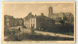 31523 - LES LUCS SUR BOULOGNE - L EGLISE ET LA ROUTE DE ROCHESERVIERE - Les Lucs Sur Boulogne