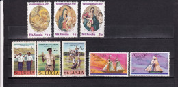 SA04 St Lucia Selection Of Mint Stamps - St.Lucie (1979-...)