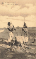 CONGO -  Cuisson Du Linge - Congrégation Des Filles De La Croix De Liège - Animé - Carte Postale Ancienne - Congo Belga