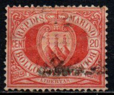 1877 - San Marino 4 Stemma    ++++++ - Gebruikt