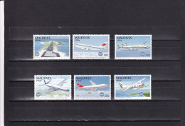 SA04 Maldives 1994 The 50th Anniversary Of I.C.A.O. Mint Stamps - Maldivas (1965-...)