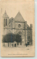 27002 - SAINT SULPICE DE FAVIERES - DEVANT DE L EGLISE DE - Saint Sulpice De Favieres