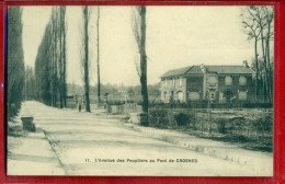 6951 - CROSNES - L AVENUE DES PEUPLIERS AU PONT DE - Crosnes (Crosne)