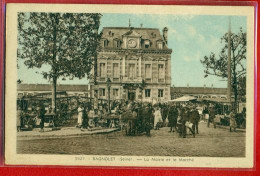 2647 - BAGNOLET - LA MAIRIE ET LE MARCHE - Bagnolet