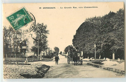 12763 - ORMESSON - LA GRANDE RUE / VERS CHENNEVIERES - Ormesson Sur Marne