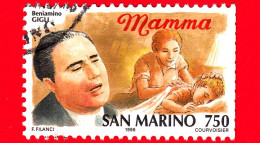 SAN MARINO - Usato - 1996 - Storia Della Canzone Italiana -  Beniamino Gigli - Mamma  - 750 - Used Stamps