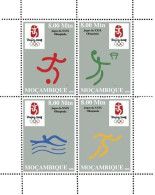Mozambico 2008, Olympic Games In Beijing, Football, Basketball, Swimming, Athletic, 4val - Ungebraucht