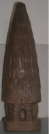 Statuette Africaine Case Sculptée Sur Bois - Années 1960 - Art Africain