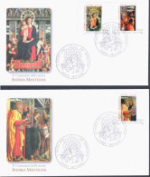 Vatican 2006 Mi# 1548-1550, Block 27 - FDC (3) - Paintings By Andrea Mantegna - FDC