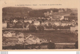 X27-19) USSEL (CORREZE) VUE GENERALE DU QUARTIER DE LA GARE - ( 2 SCANS ) - Ussel