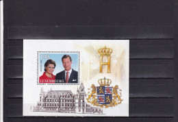 SA04 Luxembourg 2000 Accession Of Grand Duke Henri Minisheet - Nuevos