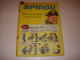 SPIROU 1272 30.08.1962 Le DINDON Georges De CAUNES EAUX Du CHATEAU VERSAILLES    - Spirou Magazine