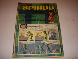 SPIROU 1278 11.10.1962 Le PARACHUTE Le CORMORAN AUTO MINI COOPER FORD CORTINA    - Spirou Magazine