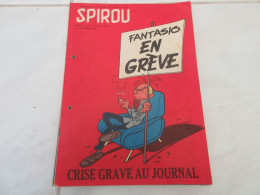 SPIROU 1019 P 24.10.1957 AUTO FIAT 500 BD Oncle PAUL BATHYSPHERE William BEEBE   - Spirou Magazine