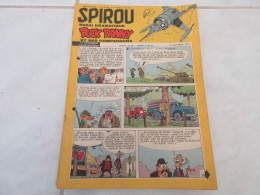 SPIROU 1017 P 10.10.1957 Les HELICOPTERES FOOTBALL EQUIPE De FRANCE COLONNA      - Spirou Magazine