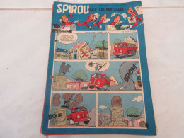 SPIROU 1006 P 25.07.1957 CYCLISME CHAMPIONNAT MONDE VAN STEENBERGEN BOBET COPPI  - Spirou Magazine