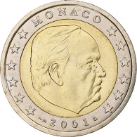Monaco, Rainier III, 2 Euro, 2001, Monnaie De Paris, Bimétallique, SPL - Mónaco