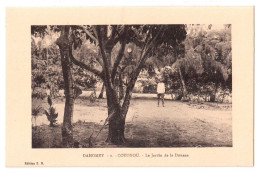 Dahomey - Cotonou - Le Jardin De La Douane - édit. E.R. 2 + Verso - Dahomey