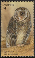 AUSTRALIA 2016 QEII $1 Multicoloured, Owls, Guardians Of The Night-Sooty Owl - Used Stamps