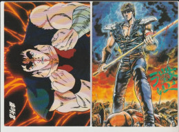 N. 2 CARTOLINE PC370 - PC409 HOKUTONOKEN F/G NON VIAGGIATE - Fumetti