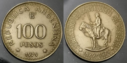 Monnaie Argentine - 1979 - 100 Pesos Conquête De La Patagonie - Argentinië