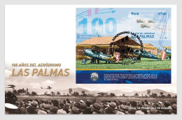 Peru FDC 2022 , Airplanes , Aviation - Peru