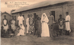 CONGO - Haut Congo Belge - Dispensaire De Lubunda - Animé - Carte Postale Ancienne - Congo Belga