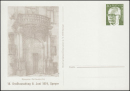 PP 46/17 Großtauschtag Speyer, Rathausportal, ** - Private Covers - Mint