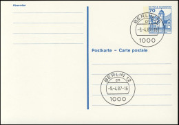 P 136 II BuS 70 Pf Letterset VS-O Berlin 12 - Cartes Postales - Neuves