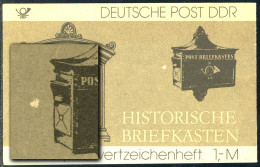 SMHD 22 Briefkästen 1985, DDF Auf 4.DS Fleck Links Neben Rechtem Briefkasten ** - Markenheftchen