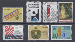 96-102 UNO Genf Jahrgang 1981 Komplett, Postfrisch ** - Altri & Non Classificati