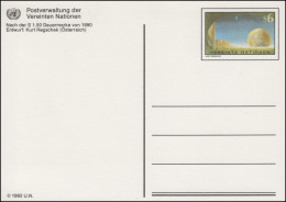 UNO Wien Postkarte P 5 UNO-City In Wien 6 Schilling 1992, Ungebraucht ** - Autres & Non Classés