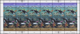 UNO Genf 213-214 Saubere Meere - Fauna Und Flora 1992, ZD-Bogen ** - Autres & Non Classés