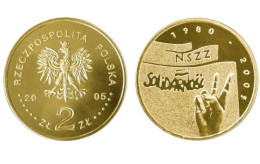 Poland 2 Zlotys, 2005 25 Solidarity Y565 - Polonia