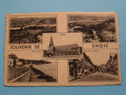 Souvenir De ENGIS ( Edit. : O. Préaux Et Cie Ghlin ) Anno 19?? ( Zie Scans ) ! - Engis