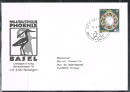 HOR L 7 - SUISSE N° 1004 Europa Horloge Sur Lettre - Brieven En Documenten